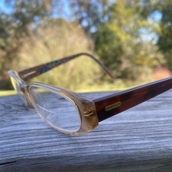 Coach Monica Sand Glasses frames floral tan 51[]15 135 - Picture 2 of 10